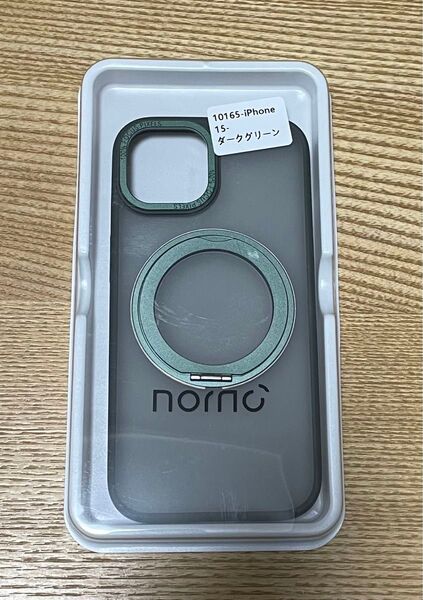 新品未使用iPhone 15用ケース マグネットリング付き Mag Safe対応 カバー クリアケース