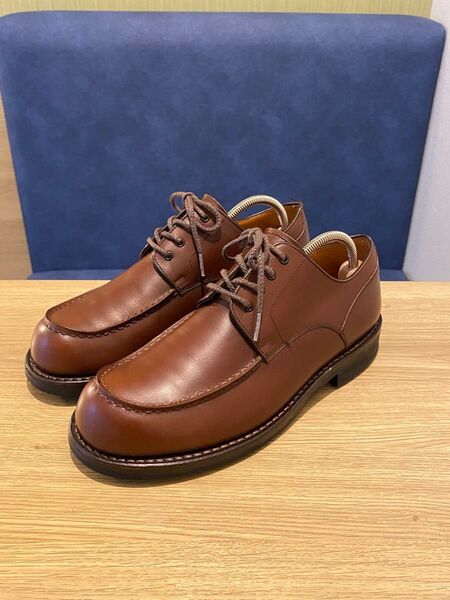 希少 宮崎製靴 レザーシューズ 25cm ブラウン 日本製 メンズ グッドイヤー