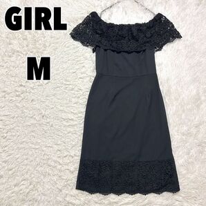 GIRL ガール (M) レース ワンピース