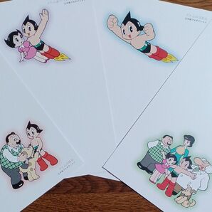 鉄腕アトム 絵はがき 4枚セット 手塚プロダクション 未使用