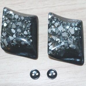 ボタンセット ヴィンテージ ブラック 未使用品 和装