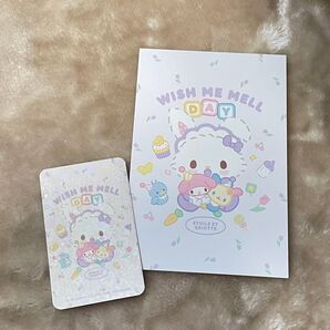 HONEY BUNNY PICNICポストカード&ホログラムカードウィッシュミーメル 2点セット
