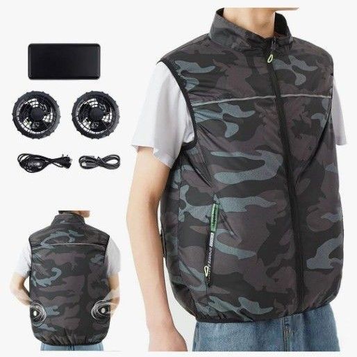 空調服 冷却ベスト クールベスト 空調作業服 バッテリーセット Мサイズ