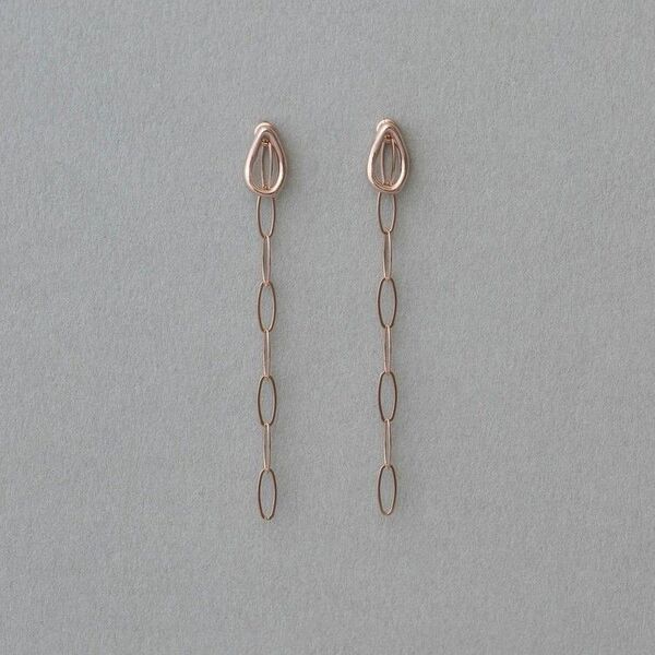 ete(エテ) ドロップ チェーン ピアス
