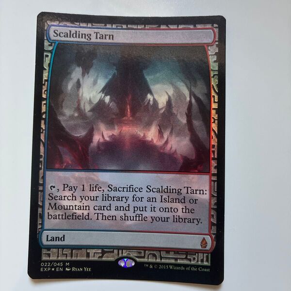 MTG 沸騰する小湖 Scalding Tarn 英語 土地 foil