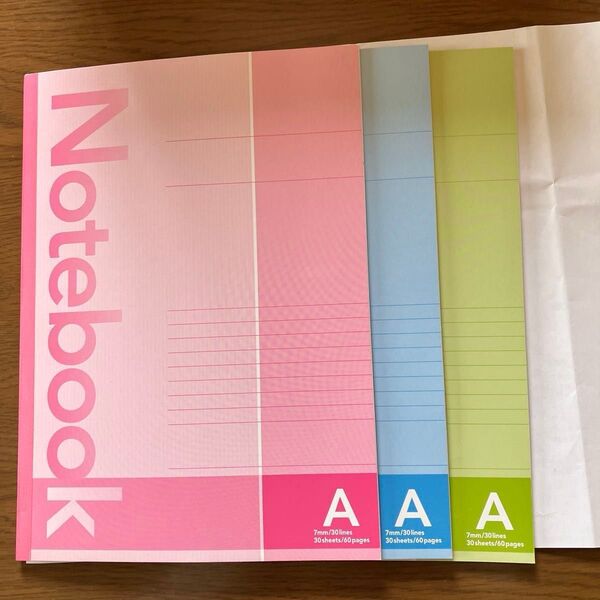 Notebook A 7mm30枚×3冊