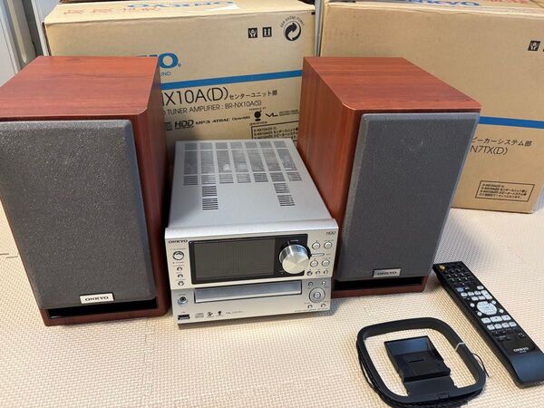 【極美品】ONKYO BR-NX10A HDD内蔵 オーディオミニコンポ オンキョー