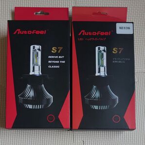 Auto-feel S7 LED ヘッドライト ホワイト 6500K ファンレス