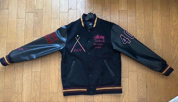 Stussy 40th anniversary varsity jacket