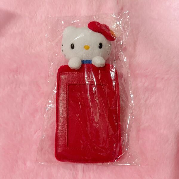 hello kitty キティ 韓国 アップルカフェ トレカケース トレカホルダー レッド 赤 新品 サンリオ