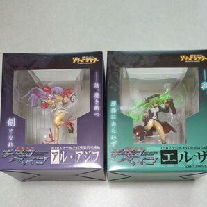 斬魔大戦デモンベイン アル・アジフ&エルザ 1/10 セット塗装済み完成品 ソリッドシアター フィギュア