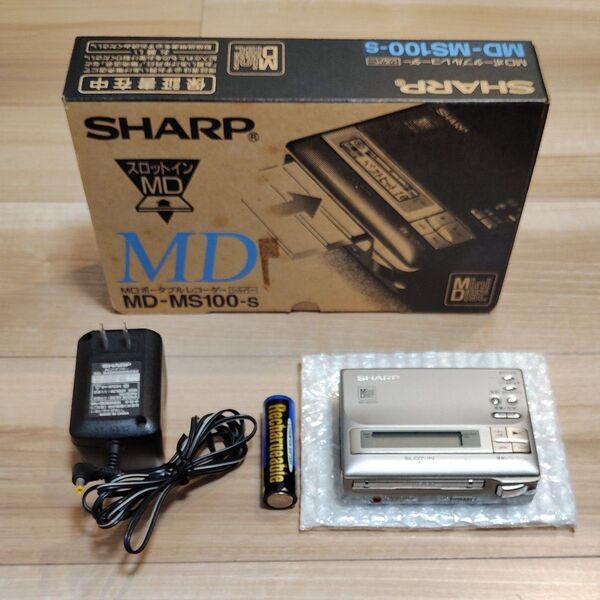 SHARP MDポータブルレコーダー MD-MS100