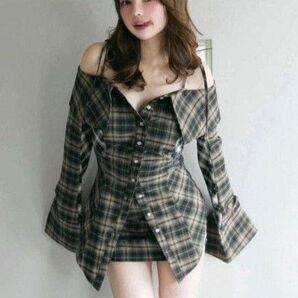 【andmary】Chloe check set up
