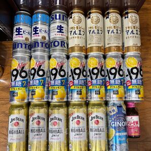 21本セットEロング缶 サントリー生 アサヒ マルエフ196ジムビーム ハイボールビール ジノン ビール チューハイ 酒