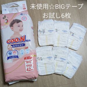 新品未使用☆BIGサイズ テープオムツ 6枚お試しセット
