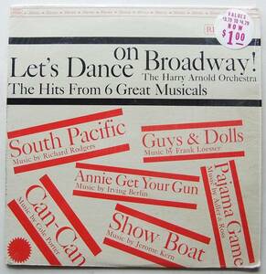 ◆ HARRY ARNOLD Orchestra / Let ' s Dance on Broadway ◆ Riverside RLP 97526 (black:BGP:dg) ◆