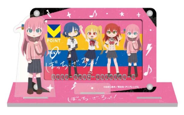 ぼっちざろっく アクスタ付きカードスタンド 後藤ひとり ぼっち Tカード Vカード アクリルスタンド