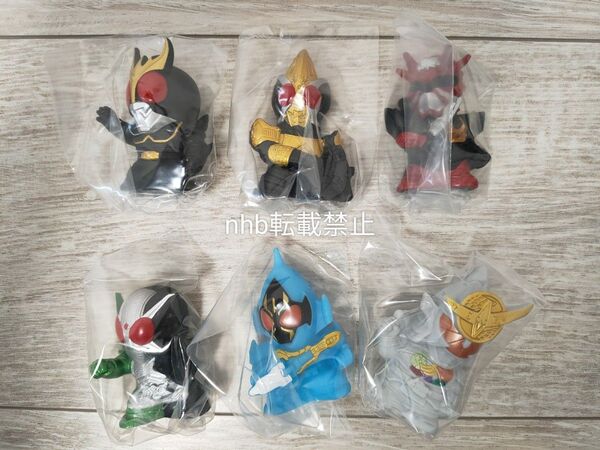 【仮面ライダーキッズ】最強フォーム集結 ソフビ フィギュア 指人形