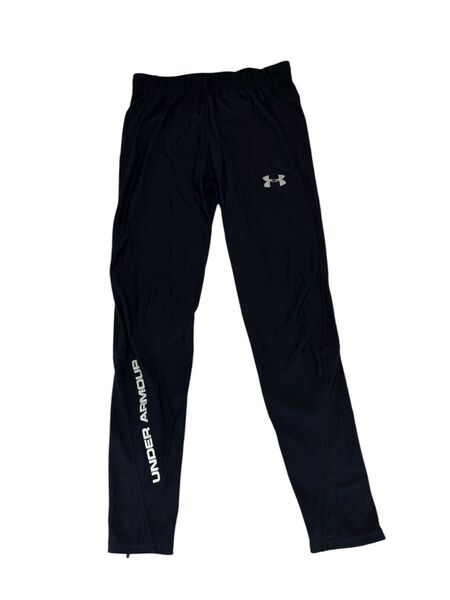 アンダーアーマーUNDER ARMOUR スポーツブラックレギンス ブラックスパッツスポーツファッション