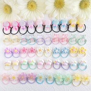 キッズヘアゴムセット☆No.1103