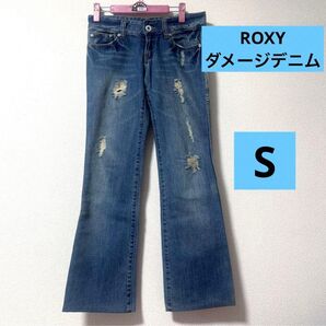 ROXY ロキシー ダメージデニムパンツ ジーパン