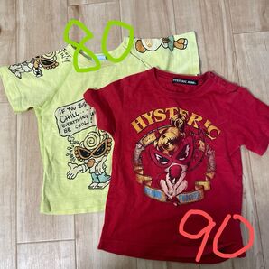 HYSTERIC MINI Tシャツ 2枚セット