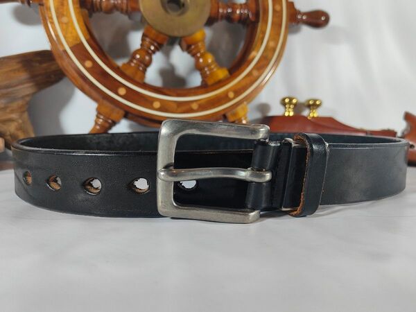 【極厚革】CORTINA LEATHER 高級レザーベルト 厚本革/真鍮 正規品