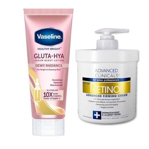 vaseline + ADVANCED clinicals レチノール 美白