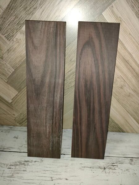 紫檀 板 2枚セット diy ナイフ ハンドル 木