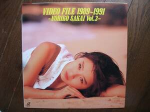LD☆　酒井法子　Vol.3　Video File 1989-1991　☆レーザーディスク