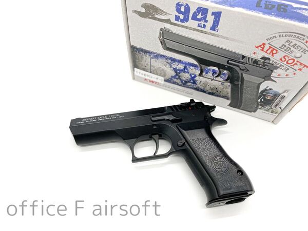 6丁再入荷!KWC ジェリコ941/ベビーイーグル 固定スライド CO2ガスガン JPver