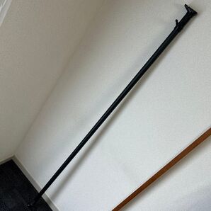 超強力 突っ張り棒 マットブラック 幅170〜280cm