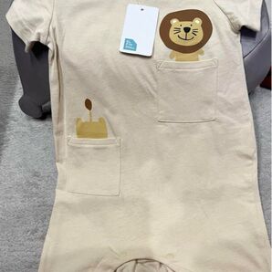 新品 ベビー 男の子 半袖 ロンパース 夏 70cm 綿100% 赤ちゃん