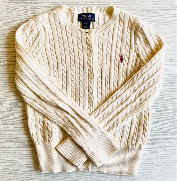 POLO RALPH LAUREN ケーブルニットカーディガン