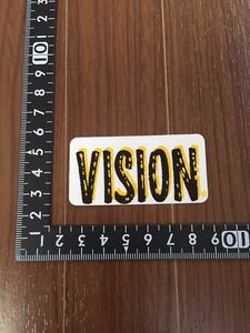 80s VISION 蛍光ロゴ オールド ビンテージ スケートボード ステッカー 新品未使用品 デッドストック old vintage skateboard sticker ①