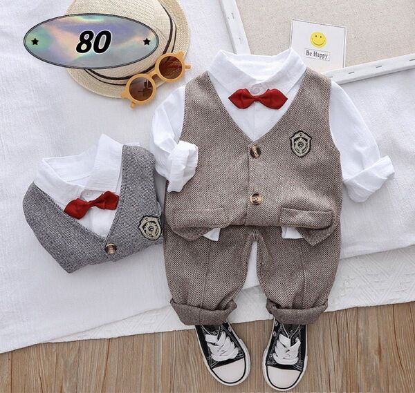 ☆新品☆フォーマル 男の子 セットアップ 入園式 結婚式 スーツ 80cm