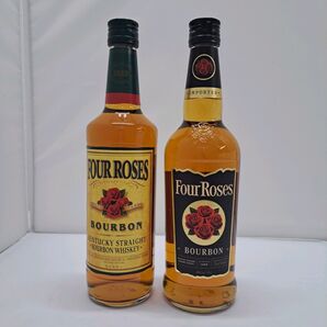 フォアローゼズ Four Roses バーボン ウイスキー 700ml 2本セット 40% ブラック