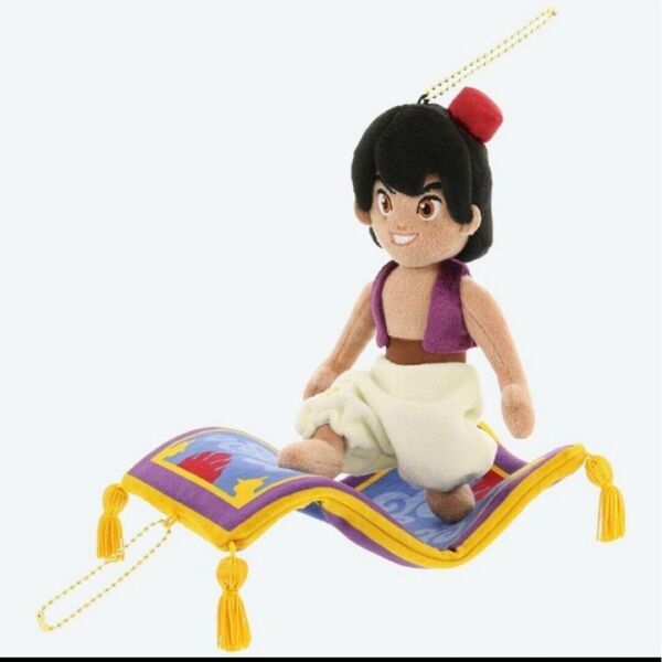 東京ディズニー アラジン ぬいば 魔法の絨毯 ぬいぐるみバッジ TOKYO Disney Resort Aladdin