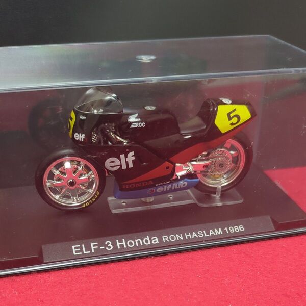 USED美品★1:24 ELF-2 HONDA RON HASLAM 1985 ホンダ Elf2 1/24 IXO