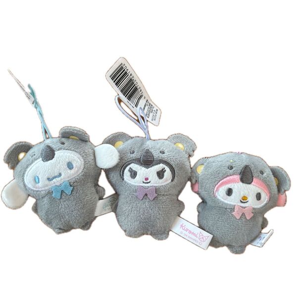 新品 未使用 タグつき サンリオキャラクターズ どうぶつ着ぐるみマスコット 3個セット クロミ マイメロディ シナモロール