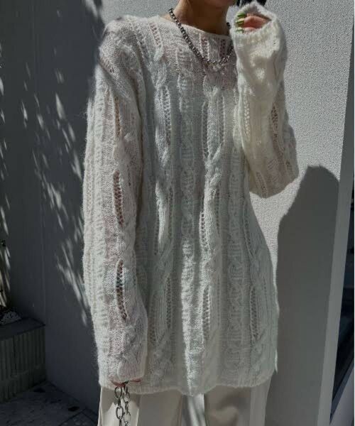 Ameri LOW GAUGE COLOR KNIT TOP