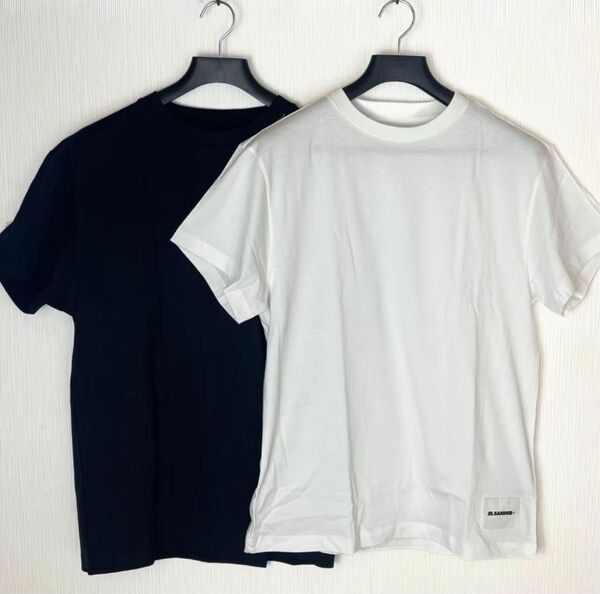 【確実正規品】新品 JIL SANDER パックTシャツ バラ 白 WHT ジルサンダー M