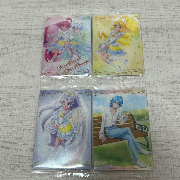 プリキュア カード ウエハース ハピネスチャージプリキュア 4枚セット