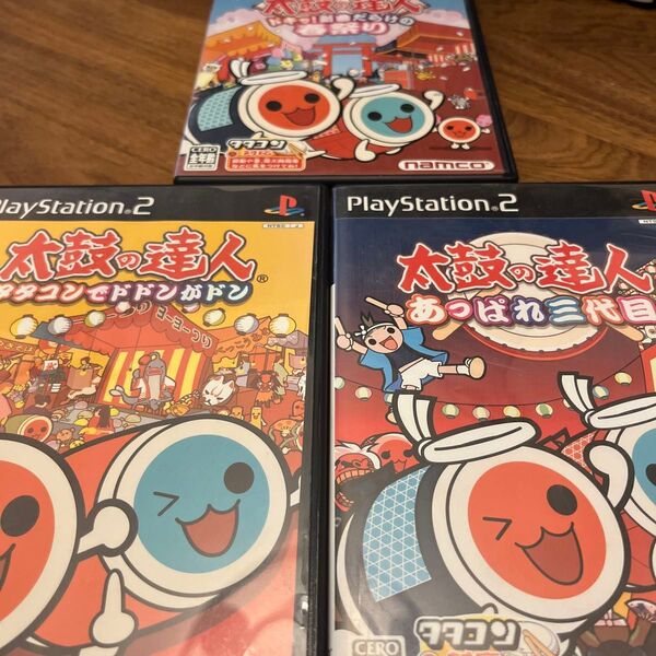 PS2 太鼓の達人 タタコンでドドンがドン あっぱれ三代目 新曲だらけの春祭り