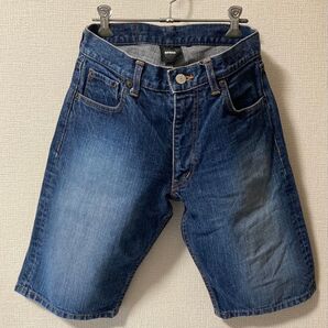 ビームス BEAMS デニムハーフパンツ メンズS ハーフデニム