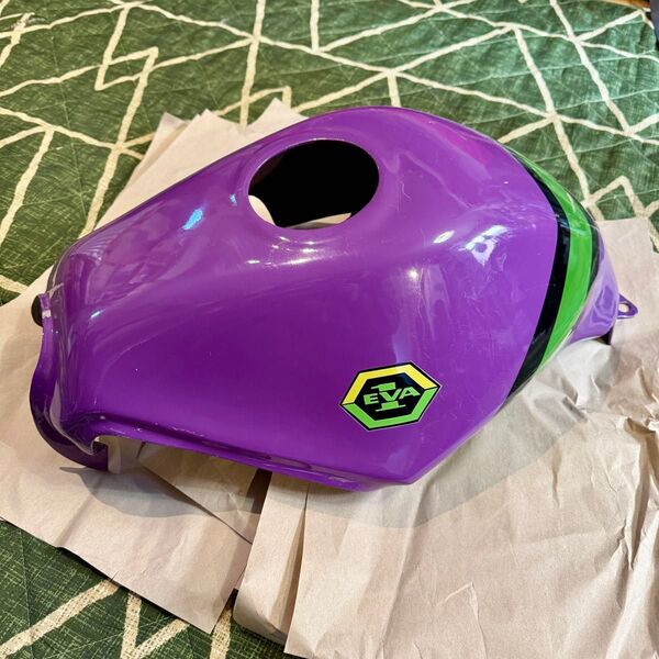 Ninja250R EVA 初号機 タンクカバー Trickstarカラー用