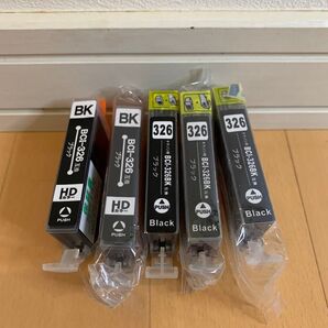 Canon用交互プリンター326 インクカートリッジ ブラック 5個セット