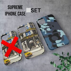 【supreme】シュプリームiphone ケース2点セット サイズ不明ジャンク スマホケース