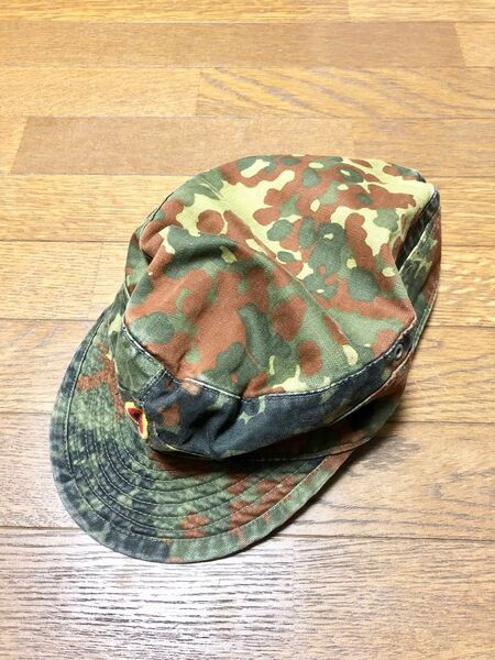 ドイツ連邦軍 フレクターン キャップ 規格帽 フェルドミュッツェ フレックター 迷彩 サイズ58cm 放出品