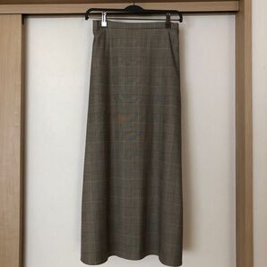 チェック柄ロングスカート フリーサイズ